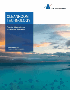 Cleanroom technology whitepaper cover photo Cleanroom technology whitepaper cover photo